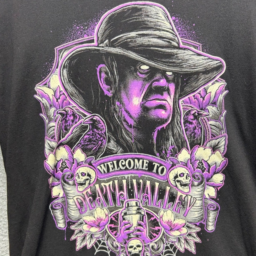 Next Level‎ WWE The Undertaker T-Shirt Mens Medium Black Wrestling Grunge